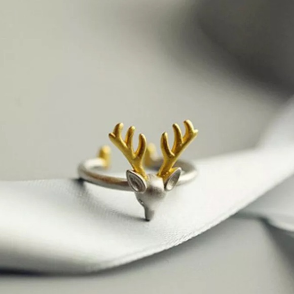 🦌 Minimalist Deer S925 Trendy Ring 🦌 - Picture 3 of 4